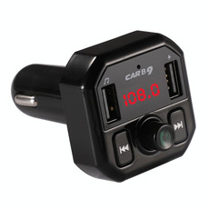 B9 Smart Digital Display Dual USB Bluetooth Car Charger with Hands-free Call Function(Black) B9 Smart Digital Display Dual USB Bluetooth Car Charger with Hands-free Call Function(Black)