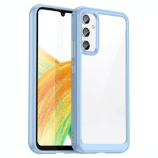 For Samsung Galaxy A34 5G Colorful Series Acrylic + TPU Phone Case(Blue)