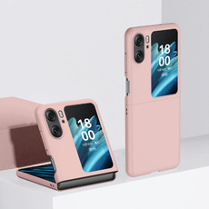 For OPPO Find N2 Flip Skin Feel PC Phone Case(Pink) For OPPO Find N2 Flip Skin Feel PC Phone Case(Pink)
