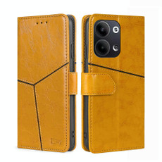 For OPPO Reno9 5G / Reno9 Pro 5G Geometric Stitching Horizontal Flip Leather Phone Case(Yellow) For OPPO Reno9 5G / Reno9 Pro 5G Geometric Stitching Horizontal Flip Leather Phone Case(Yellow)