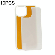 For iPhone 12 mini 10pcs Thermal Transfer Glass Phone Case(Transparent)