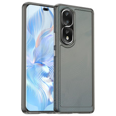For Honor 80 Pro Candy Series TPU Phone Case(Transparent Grey) For Honor 80 Pro Candy Series TPU Phone Case(Transparent Grey)