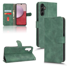 For  Samsung Galaxy A14 5G Skin Feel Magnetic Flip Leather Phone Case(Green)