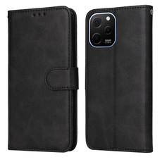 For Huawei nova Y61 Classic Calf Texture Flip Leather Phone Case(Black)