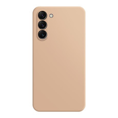 For Samsung Galaxy S23 5G Imitation Liquid Silicone Phone Case(Apricot)