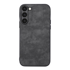 For Samsung Galaxy S23 5G Morocco Texture PU Phone Case(Black)