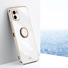 For vivo Y10 XINLI Straight Edge 6D Electroplate TPU Phone Case with Ring Holder(White) For vivo Y10 XINLI Straight Edge 6D Electroplate TPU Phone Case with Ring Holder(White)