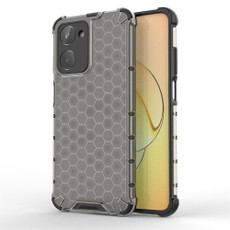 For Realme 10 Pro 5G Honeycomb Shockproof Phone Case(Black) For Realme 10 Pro 5G Honeycomb Shockproof Phone Case(Black)