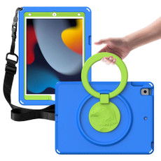 For iPad Pro 10.5 2019/2017 / 10.2 2021/2019 EVA + PC Shockproof Tablet Case with Waterproof Frame(Blue)