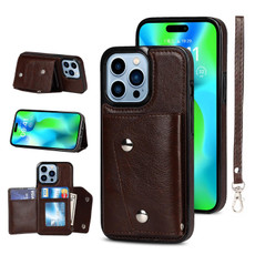 For iPhone 14 Pro Card Slots PU + TPU Leather Phone Case(Brown) For iPhone 14 Pro Card Slots PU + TPU Leather Phone Case(Brown)