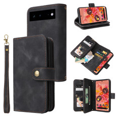 For Google Pixel 6 Pro Multifunctional Card Slot Zipper Wallet Leather Phone Case(Black) For Google Pixel 6 Pro Multifunctional Card Slot Zipper Wallet Leather Phone Case(Black)