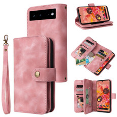 For Google Pixel 6 Multifunctional Card Slot Zipper Wallet Leather Phone Case(Rose Gold) For Google Pixel 6 Multifunctional Card Slot Zipper Wallet Leather Phone Case(Rose Gold)