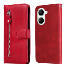 For Huawei nova 10 SE Calf Texture Zipper Leather Phone Case(Red) For Huawei nova 10 SE Calf Texture Zipper Leather Phone Case(Red)