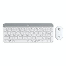 Logitech MK470 Wireless Silence Keyboard Mouse Set (White)