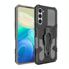 For Samsung Galaxy S23+ 5G Armor Warrior Shockproof PC + TPU Phone Case(Grey)