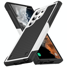For Samsung Galaxy S23 Ultra 5G PC + TPU Shockproof Protective Phone Case(White+Black) For Samsung Galaxy S23 Ultra 5G PC + TPU Shockproof Protective Phone Case(White+Black)