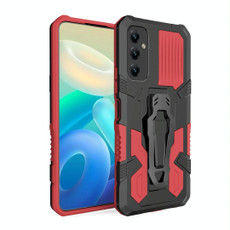 For Samsung Galaxy A14 5G Armor Warrior Shockproof PC + TPU Phone Case(Red) For Samsung Galaxy A14 5G Armor Warrior Shockproof PC + TPU Phone Case(Red)