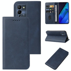 For Infinix Note 12 G96 Magnetic Closure Leather Phone Case(Blue)