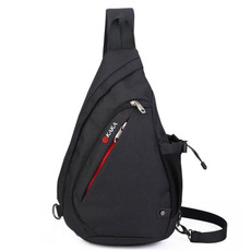 KAKA 99001 Large-capacity Breathable Chest Bag Men Single-shoulder Messenger Bag, Color: Black