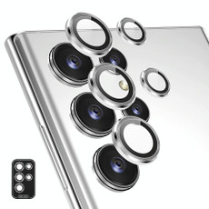 For Samsung Galaxy S23 Ultra 5G ENKAY Rear Lens Aluminium Alloy Tempered Glass Film(Silver) For Samsung Galaxy S23 Ultra 5G ENKAY Rear Lens Aluminium Alloy Tempered Glass Film(Silver)