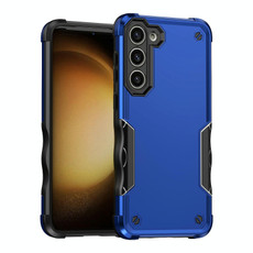 For Samsung Galaxy S23 5G Non-slip Shockproof Armor Phone Case(Blue) For Samsung Galaxy S23 5G Non-slip Shockproof Armor Phone Case(Blue)