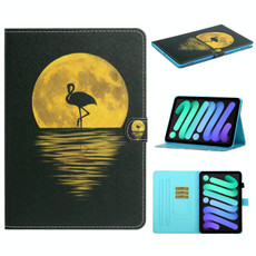 For iPad 10th Gen 10.9 2022 Colored Drawing Pattern Flip Leather Smart Tablet Case(Flamingo)