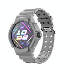 For Huawei Watch GT Cyber Integrated Silicone Watch Band(Grey)