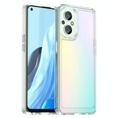 For OPPO Reno7 Z 5G Candy Series TPU Phone Case(Transparent) For OPPO Reno7 Z 5G Candy Series TPU Phone Case(Transparent)