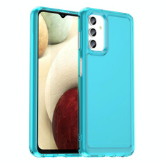 For Samsung Galaxy A13 4G Candy Series TPU Phone Case(Transparent Blue)