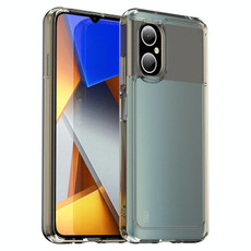 For Xiaomi Poco M4 5G Candy Series TPU Phone Case(Transparent Grey)