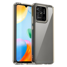 For Xiaomi Redmi 10 India Candy Series TPU Phone Case(Transparent Grey)