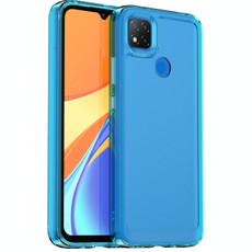For Xiaomi Redmi 9 Activ Candy Series TPU Phone Case(Transparent Blue)