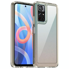 For Xiaomi Redmi Note 11T 5G Candy Series TPU Phone Case(Transparent Grey)