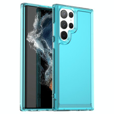 For Samsung Galaxy S23 Ultra 5G Candy Series TPU Phone Case(Transparent Blue) For Samsung Galaxy S23 Ultra 5G Candy Series TPU Phone Case(Transparent Blue)