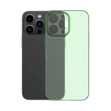 For iPhone 12 Pro Honeycomb Hollow Heat Dissipation Phone Case(Green)