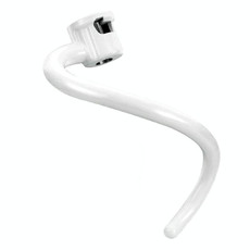 For KitchenAid 6QT Stand Lifting Mixer Bowl Spiral Coating Metal Dough Hook(White) For KitchenAid 6QT Stand Lifting Mixer Bowl Spiral Coating Metal Dough Hook(White)