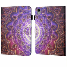 For iPad 10th Gen 10.9 2022 Coloured Drawing Stitching Smart Leather Tablet Case(Mandala)