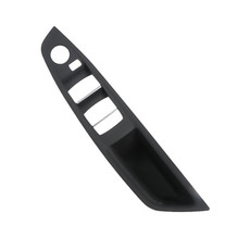For BMW F10 2011-2017 Right Driving Car Door Window Lift Switch Trim Panel (Black)