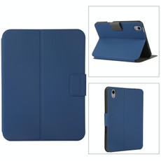 For iPad 10th Gen 10.9 2022 Magnetic Buckle Leather Tablet Case(Navy Blue)