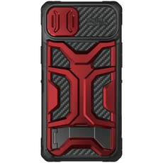 For iPhone 14 Plus NILLKIN Sliding Camera Cover Design TPU + PC Magnetic Phone Case(Red)