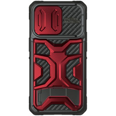 For iPhone 14 Pro NILLKIN Sliding Camera Cover Design TPU + PC Phone Case(Red)