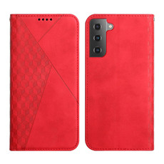 For Samsung Galaxy S23+ 5G Diamond Splicing Skin Feel Magnetic Leather Phone Case(Red)