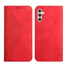 For Samsung Galaxy A14 5G Diamond Splicing Skin Feel Magnetic Leather Phone Case(Red)
