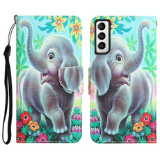For Samsung Galaxy S23+ 5G Colored Drawing Leather Phone Case(Elephant) For Samsung Galaxy S23+ 5G Colored Drawing Leather Phone Case(Elephant)