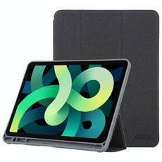 For iPad 10th Gen 10.9 2022 Mutural YASHI Series Tablet Leather Smart Case(Black)