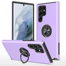 For Samsung Galaxy S23 Ultra 5G PC + TPU Magnetic Phone Case with Invisible Ring Holder(Purple) For Samsung Galaxy S23 Ultra 5G PC + TPU Magnetic Phone Case with Invisible Ring Holder(Purple)