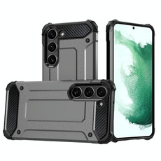 For Samsung Galaxy S23 5G Magic Armor TPU Hard PC Phone Case(Grey) For Samsung Galaxy S23 5G Magic Armor TPU Hard PC Phone Case(Grey)