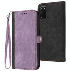 For Samsung Galaxy S20+ Side Buckle Double Fold Hand Strap Leather Phone Case(Purple) For Samsung Galaxy S20+ Side Buckle Double Fold Hand Strap Leather Phone Case(Purple)