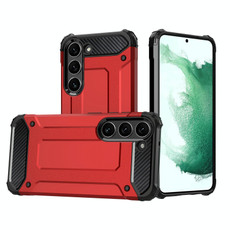 For Samsung Galaxy S23 5G Magic Armor TPU Hard PC Phone Case(Red) For Samsung Galaxy S23 5G Magic Armor TPU Hard PC Phone Case(Red)
