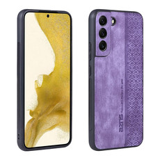 For Samsung Galaxy S22+ 5G AZNS 3D Embossed Skin Feel Phone Case(Purple) For Samsung Galaxy S22+ 5G AZNS 3D Embossed Skin Feel Phone Case(Purple)